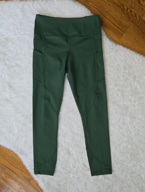 ZYIA Active Green Athletic Leggings, Womens Size 6-8